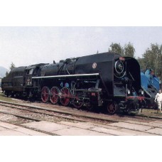 Parní lokomotiva 475.196 ve Vrútkách - květen 2008