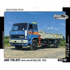 TRUCK LIAZ 110.031 valník s rukou HR 3001